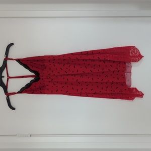 Red night dress